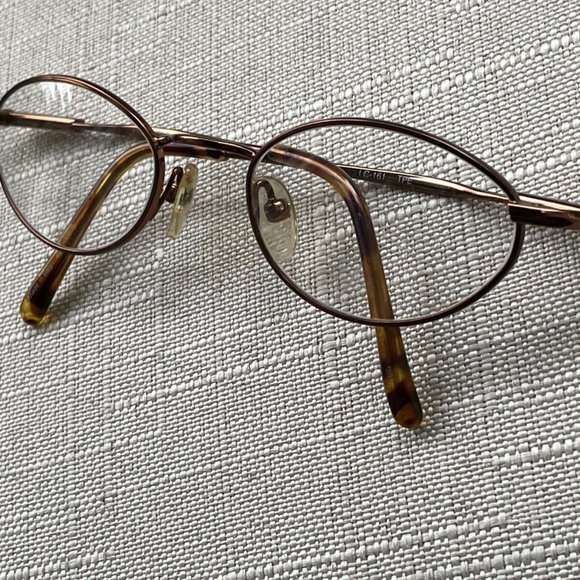 Vintage Liz Claiborne Eyeglasses Bronze Tone Glasses Frame 48[]20 LC-161 TPE - Picture 3 of 12
